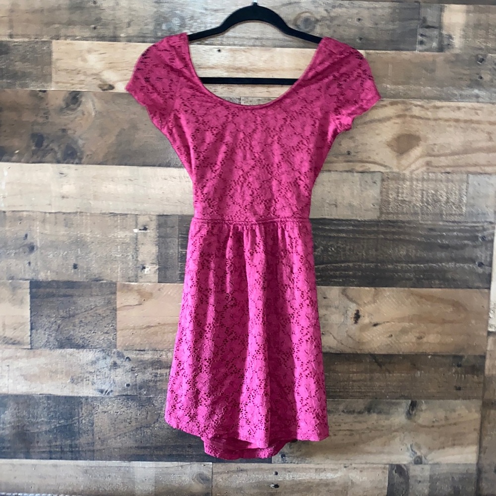 NWOT Rue21 Small red lace dress